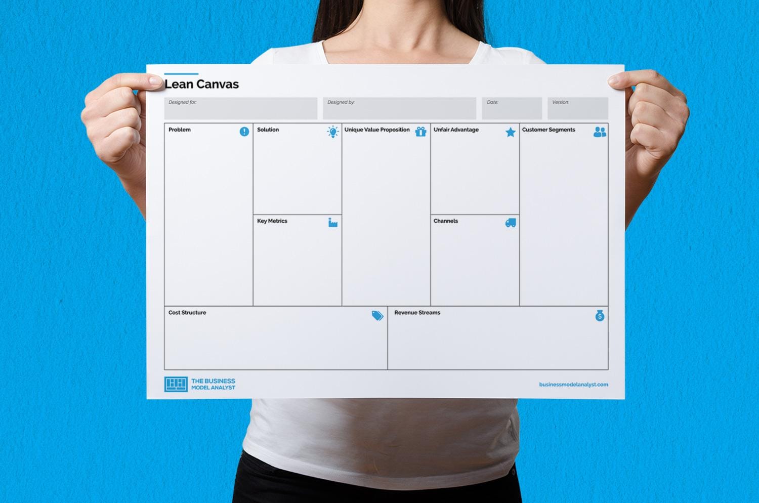 excel template business model canvas