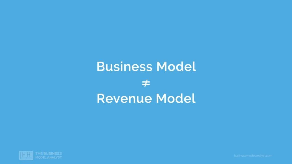 Business Model Different Revenue Model