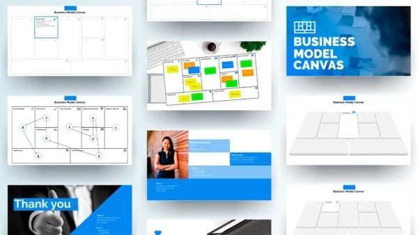 Business Model Canvas Presentation Template Powerpoint