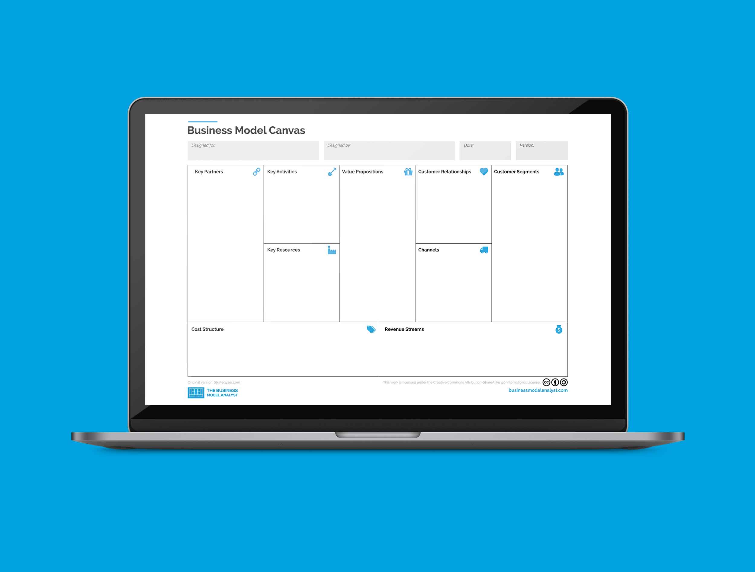 Business Model Canvas Word Template In Business Canvas Word Template