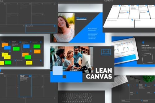 Lean Canvas Presentation Template Powerpoint