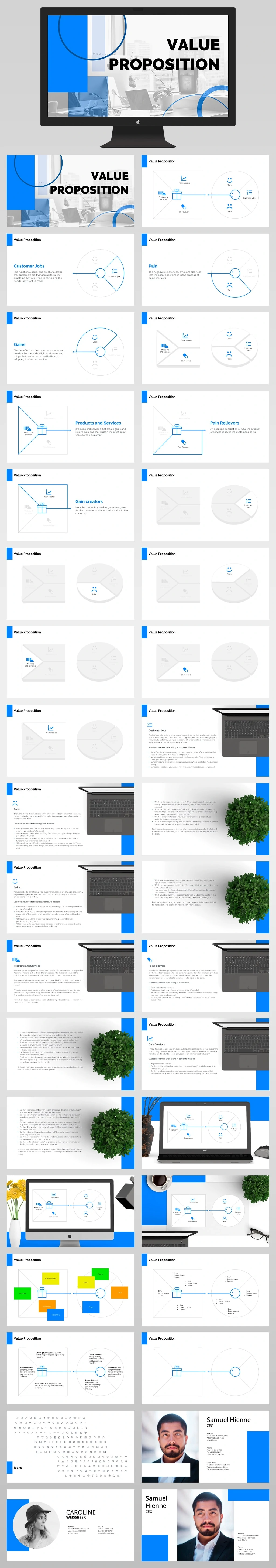 Value Presentation Template Powerpoint All Slides LIght