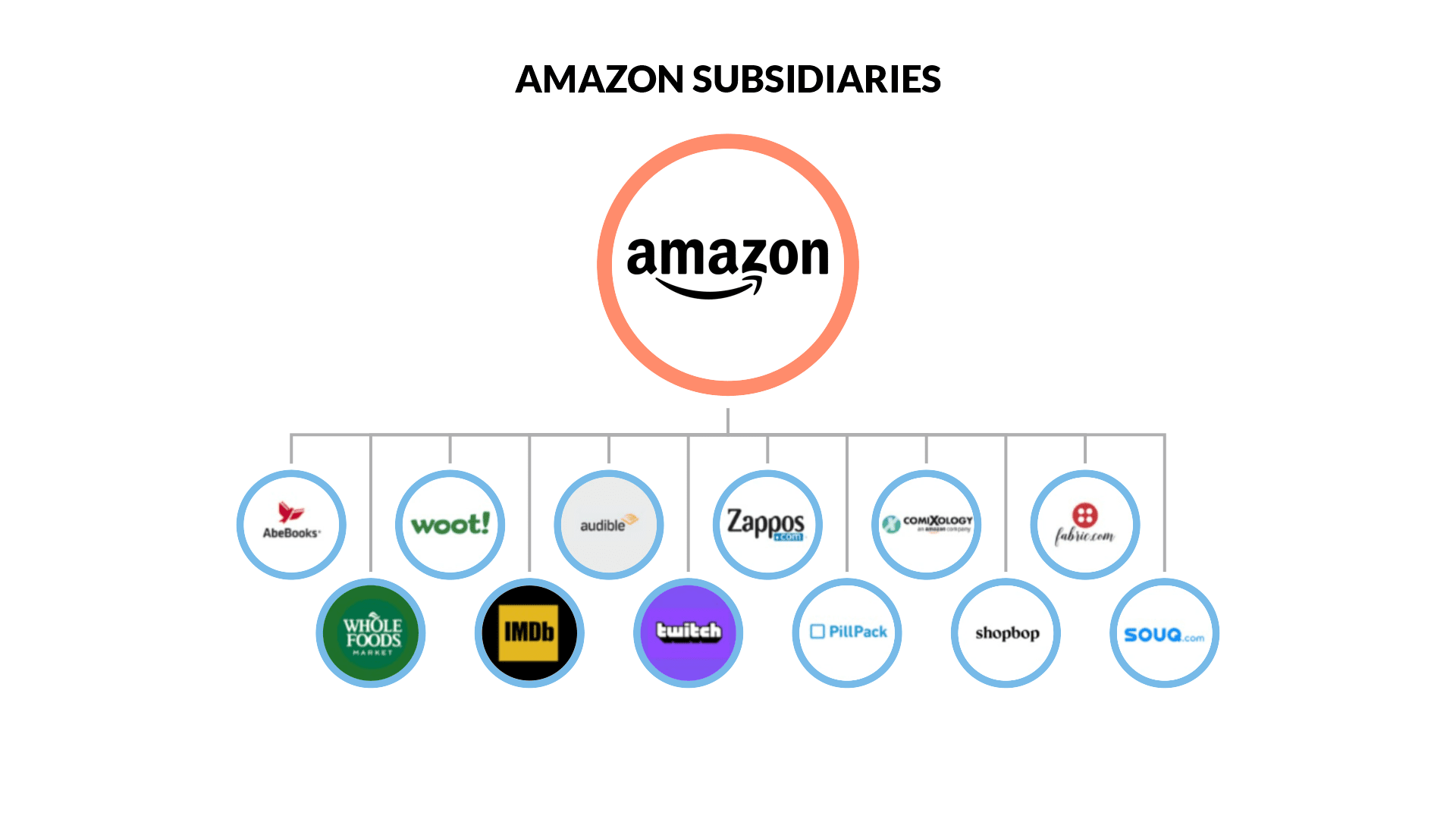 Top 8 amazon subsidiaries in 2023 Kiến Thức Cho Người lao Động Việt Nam