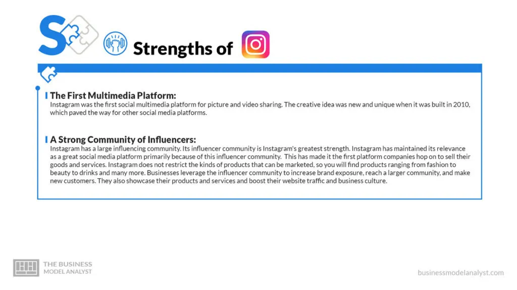 Instagram Strengths - Instagram SWOT Analysis