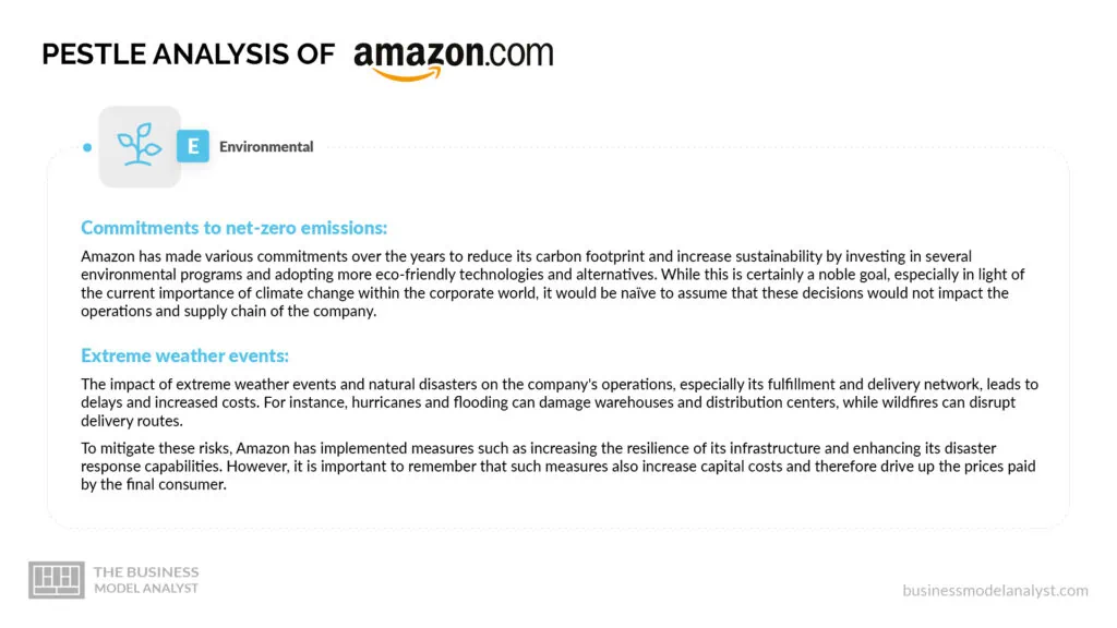 environmental analysis of amazon