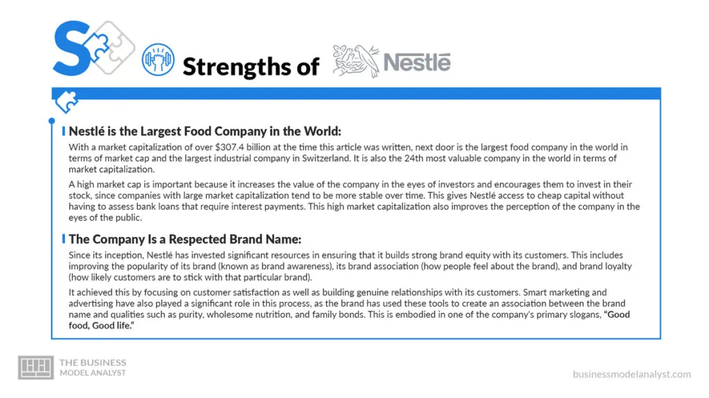 Nestlé Strengths - Nestlé Swot Analysis
