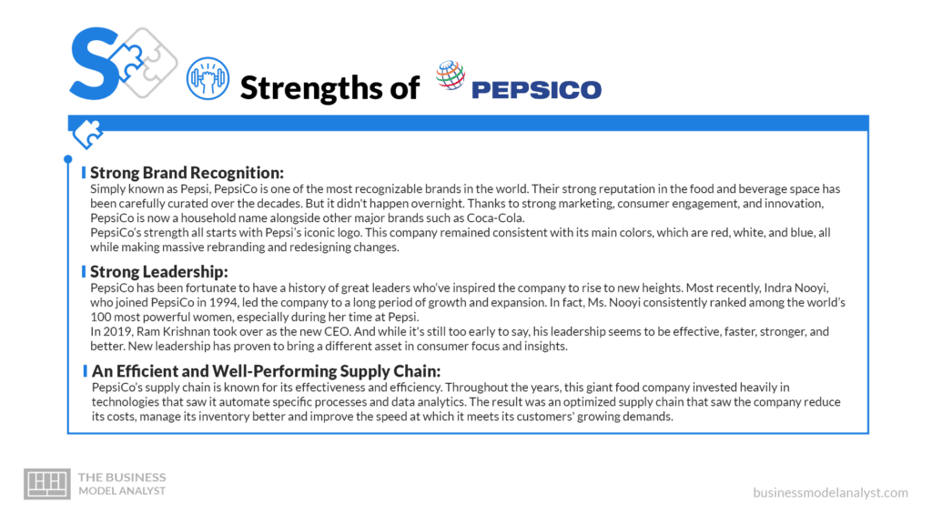 PepsiCo Strengths - PepsiCo SWOT Analysis