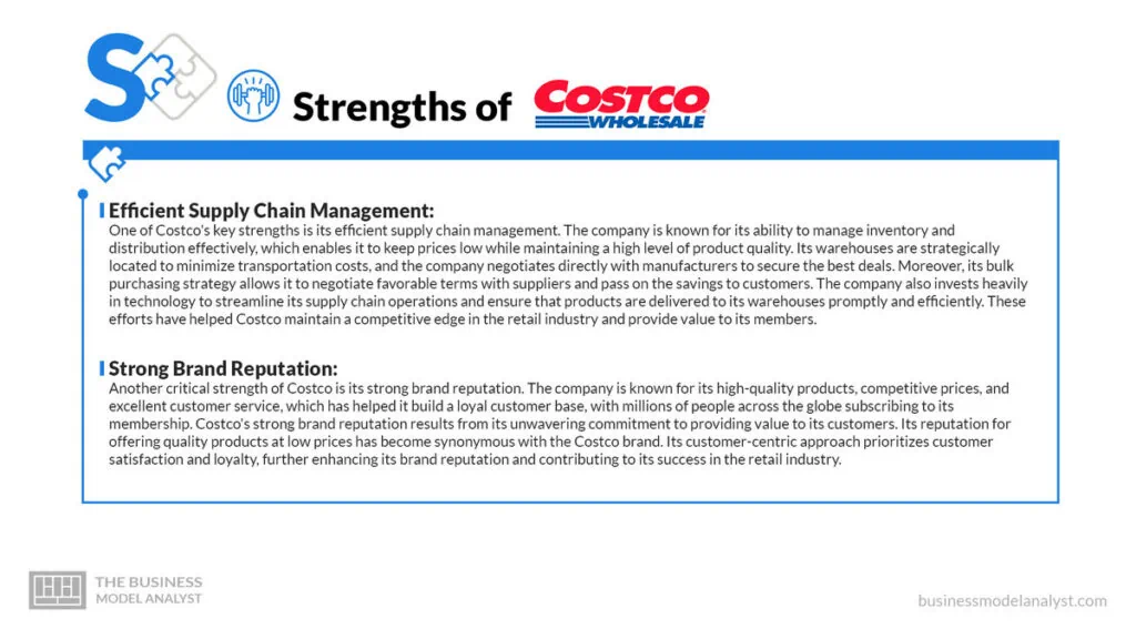 Costco Strengths - Costco SWOT Analysis
