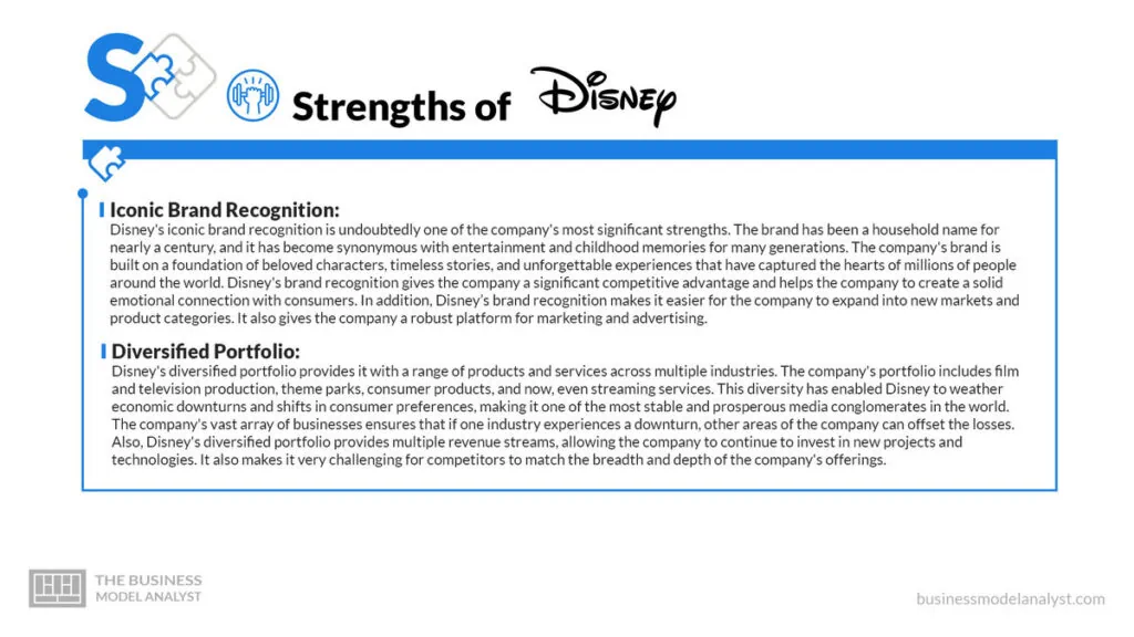 Disney Strengths - Disney SWOT Analysis