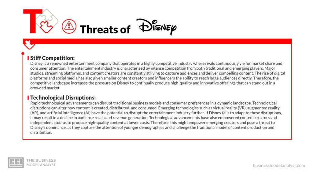 Disney Threats - Disney SWOT Analysis