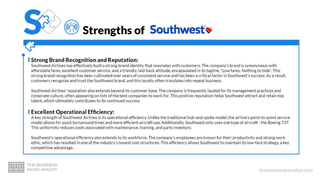 Southwest Airlines Strengths - Southwest Airlines SWOT Analysis
