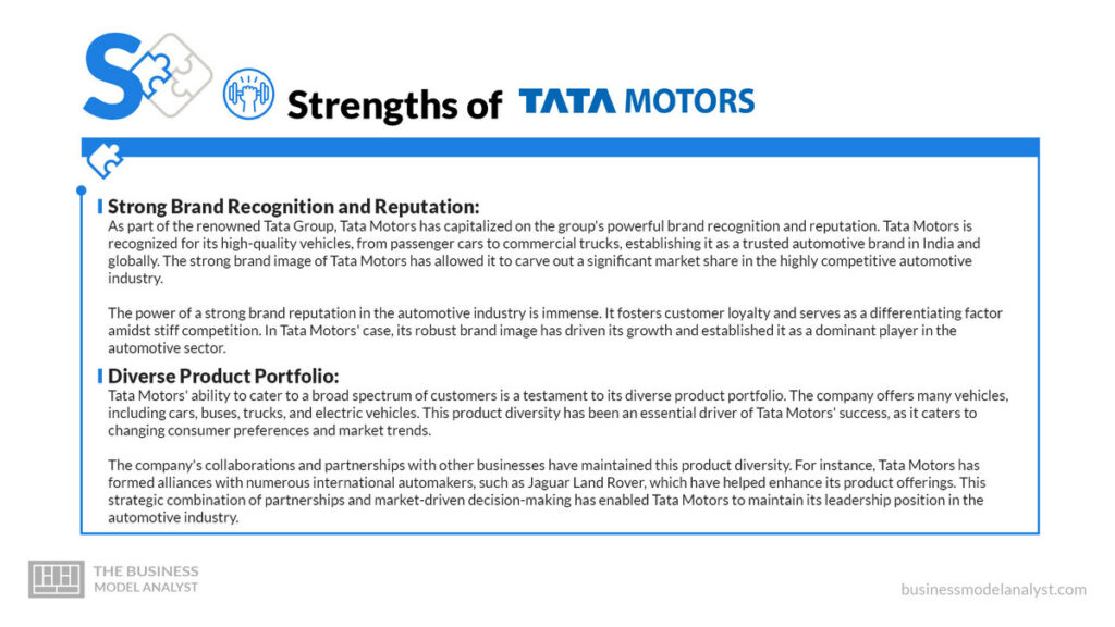 Tata Motors Strengths - Tata Motors SWOT Analysis