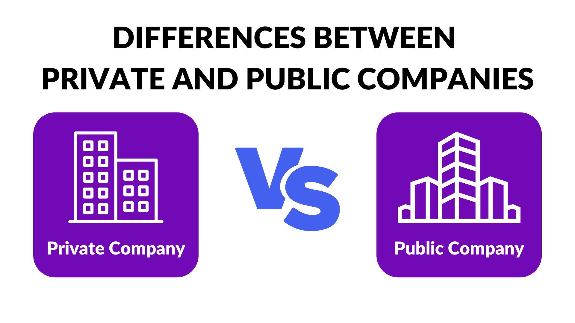 Difference Between Public And Private Company In Tabular Form