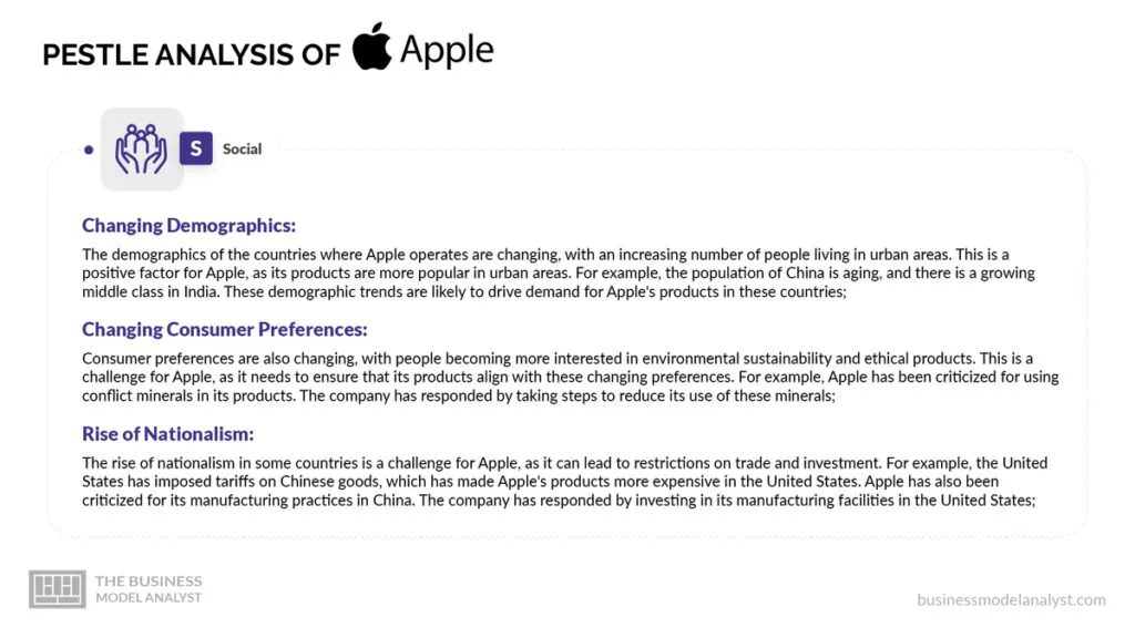 Apple Social Factors - Apple PESTLE Analysis