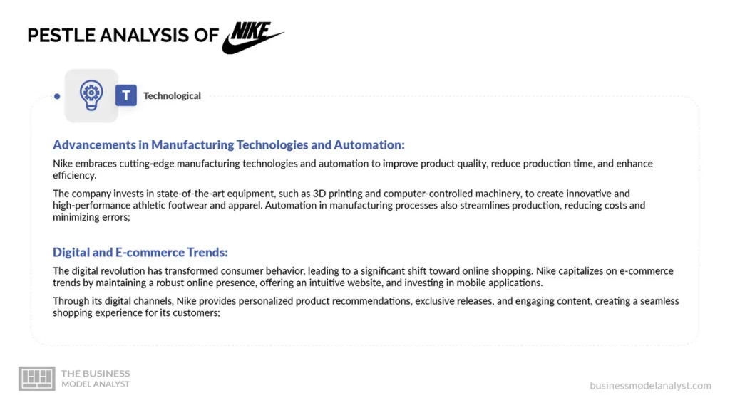 Nike Technological Factors - Nike PESTLE Analysis