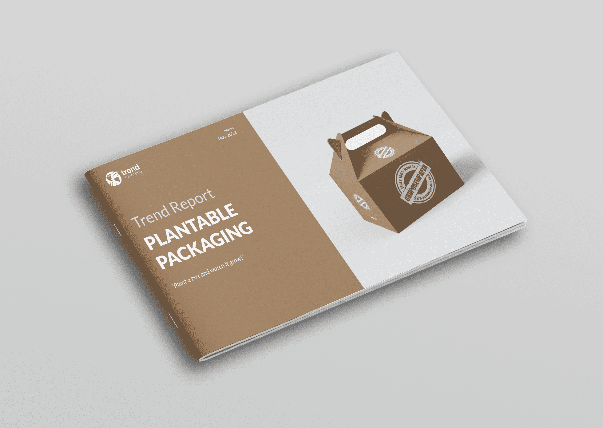 Plantable Packaging Cover