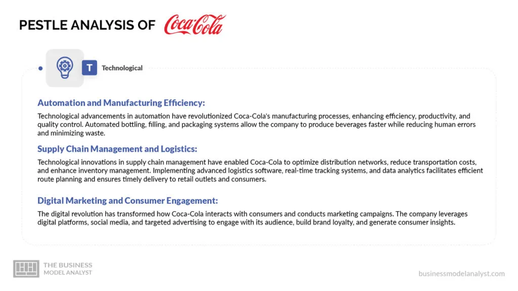 Coca Cola Technological Factors - Coca Cola PESTLE Analysis