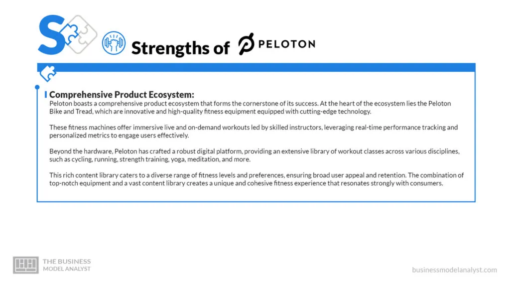 Peloton Strengths - Peloton SWOT Analysis