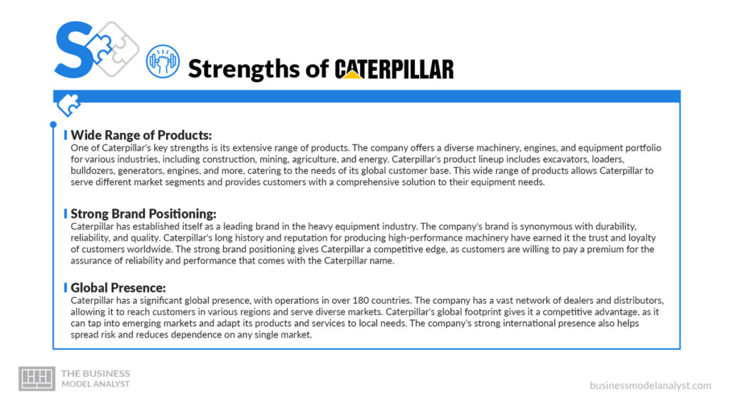 Caterpillar Strengths - Caterpillar SWOT Analysis