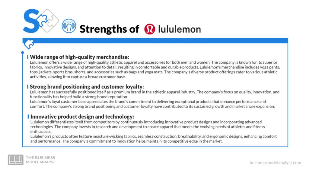 Lululemon Strengths - Lululemon SWOT Analysis