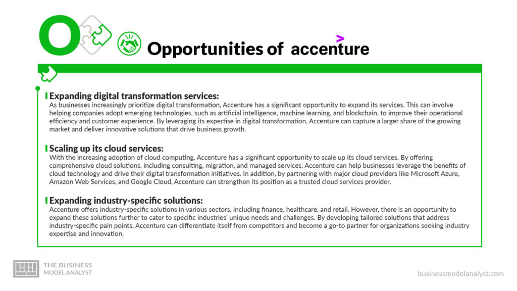 Accenture Opportunities - Accenture SWOT Analysis