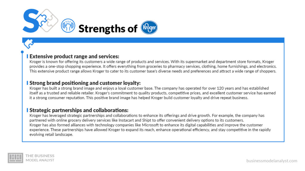 Kroger Strengths - Kroger SWOT Analysis