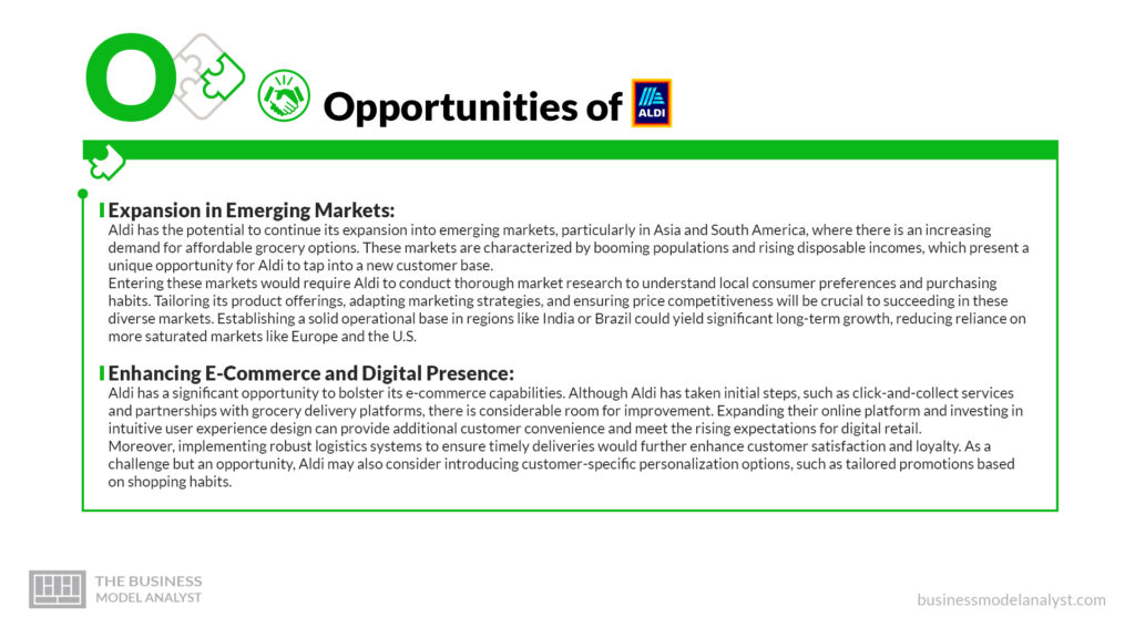 Aldi Opportunities - Aldi SWOT Analysis