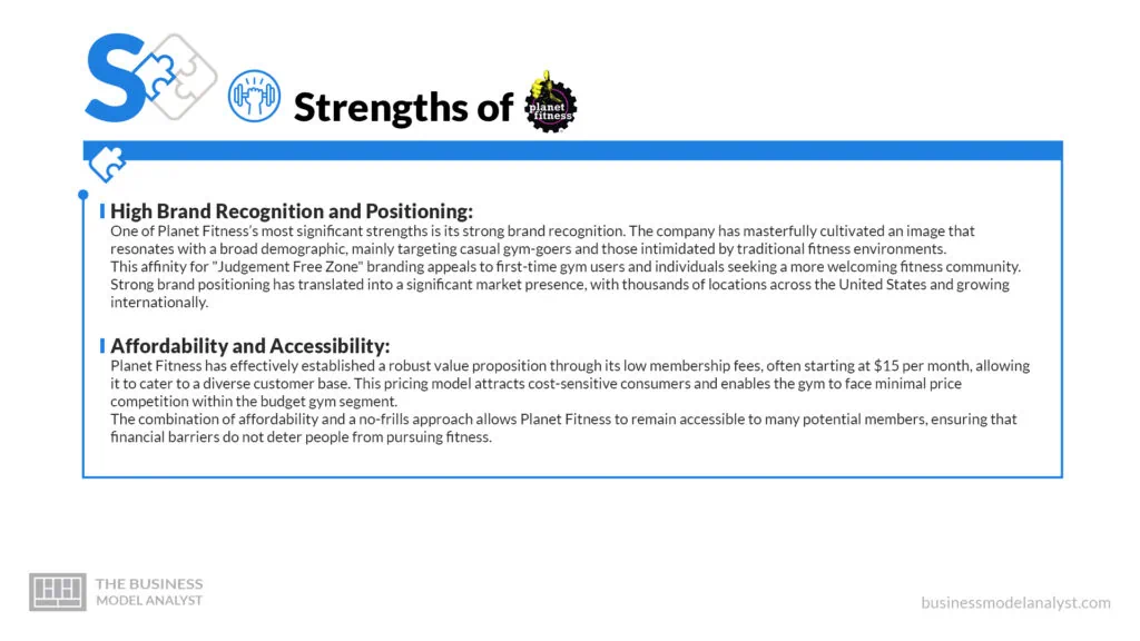 Planet Fitness Strengths - Planet Fitness SWOT Analysis