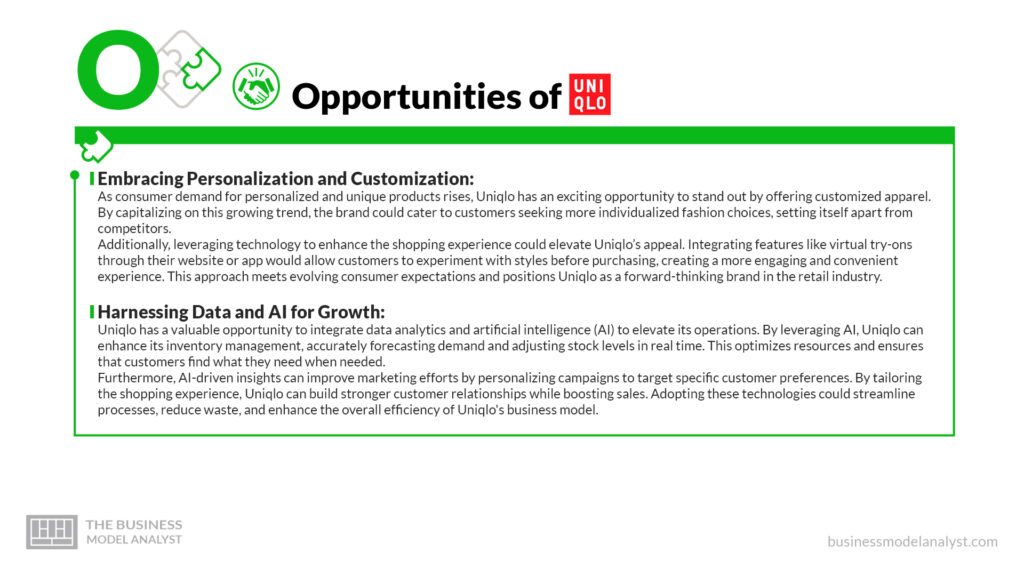Uniqlo Opportunities - Uniqlo SWOT Analysis