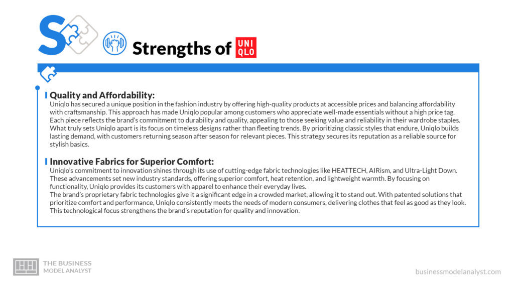 Uniqlo Strengths - Uniqlo SWOT Analysis