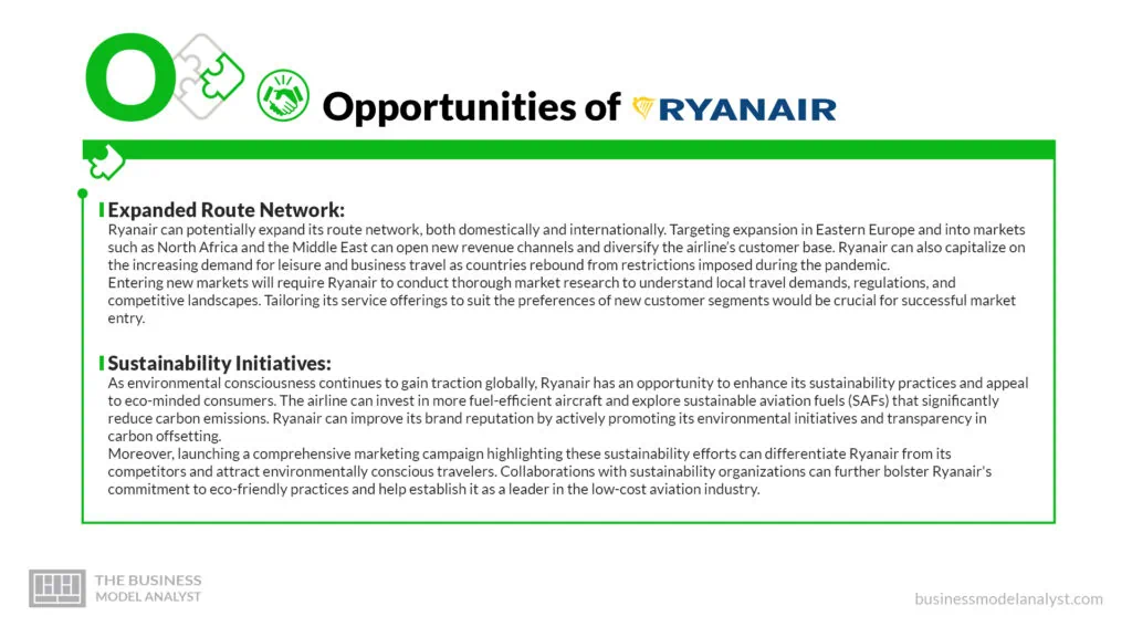 Ryanair Opportunities - Ryanair SWOT Analysis