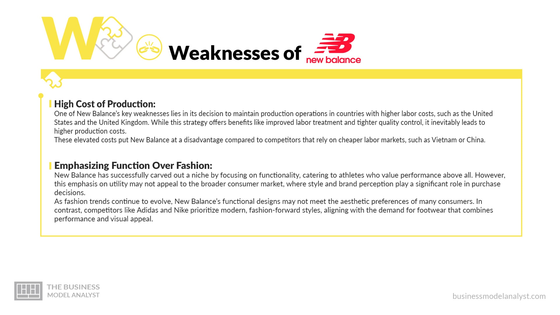 Function Cost Analysis New Balance SWOT Analysis (2026)
