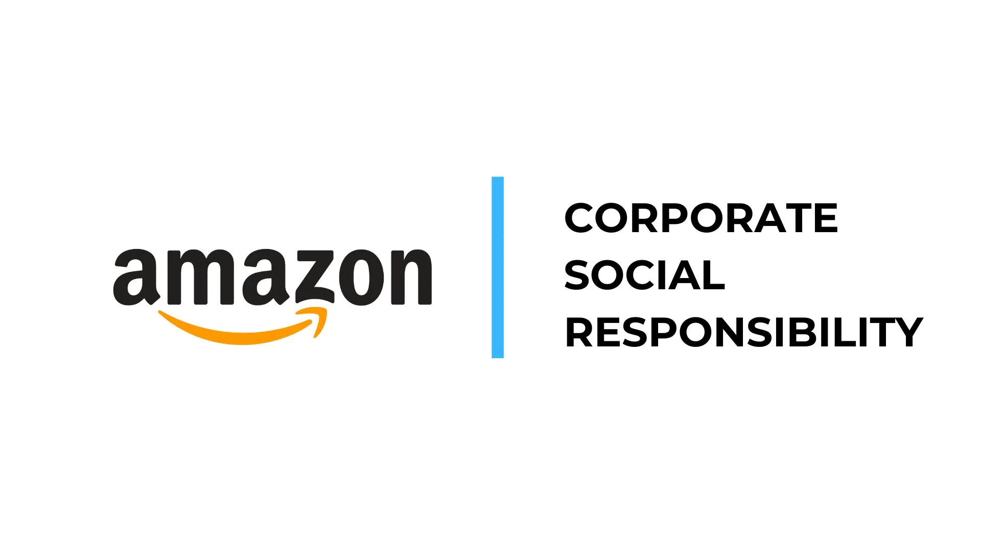 Amazon Corporate Social Responsibility