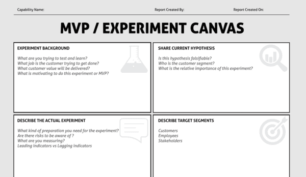 The MVP Experiment Canvas