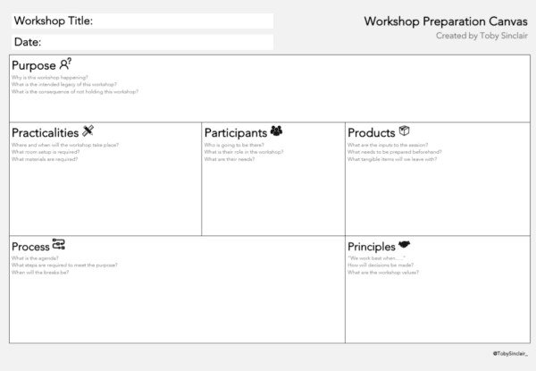 Workshop Preparation Canvas