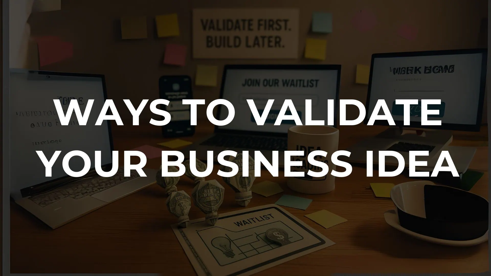 Validate your business idea