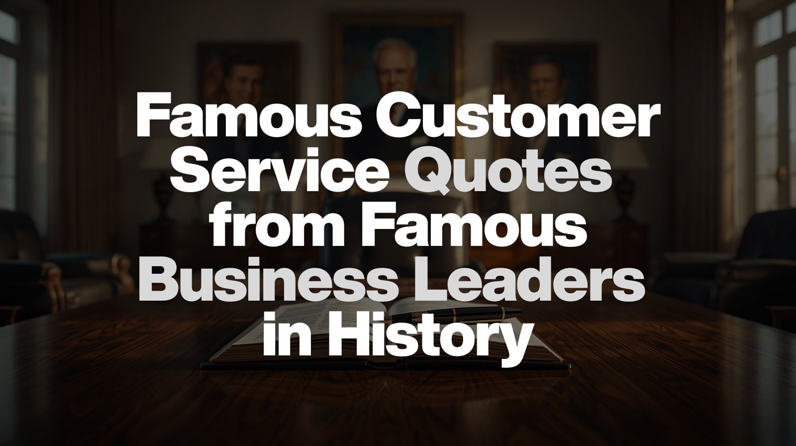 Customer Service Quotes from Famous Business Leaders in History