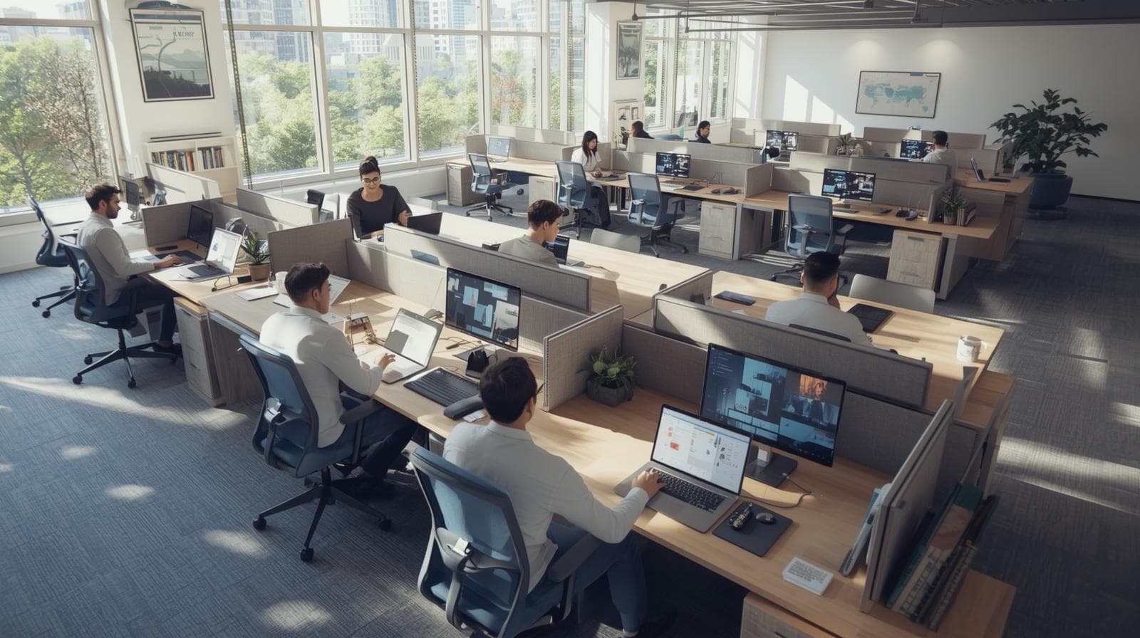 Hybrid Workspaces Furniture Planning for Flexible Teams