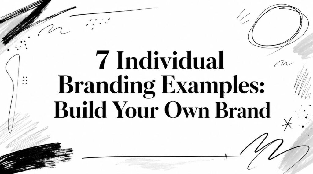 7 Individual Branding Examples: Build Your Own Brand