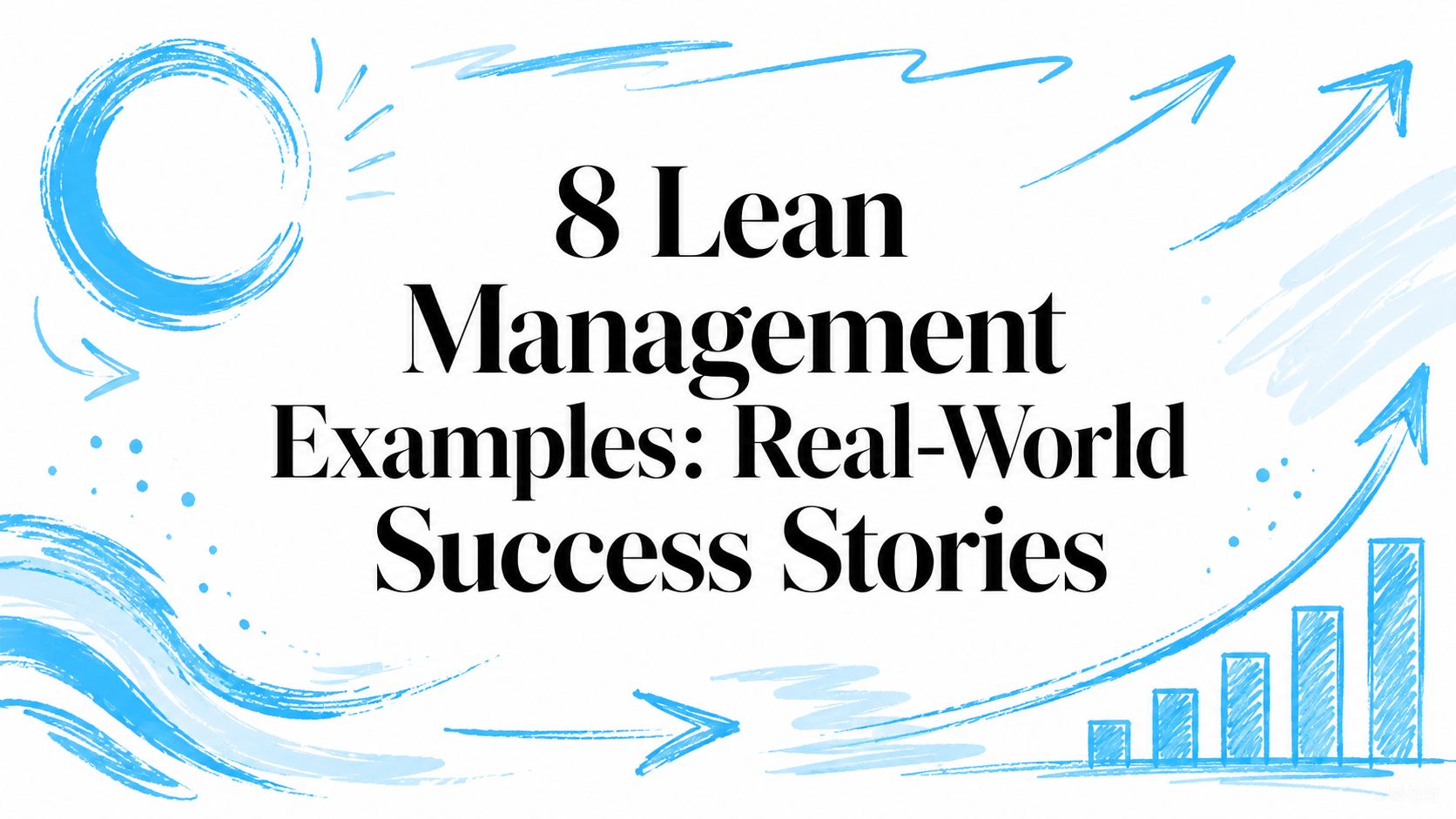 Business Model Analyst image with lean management success stories.