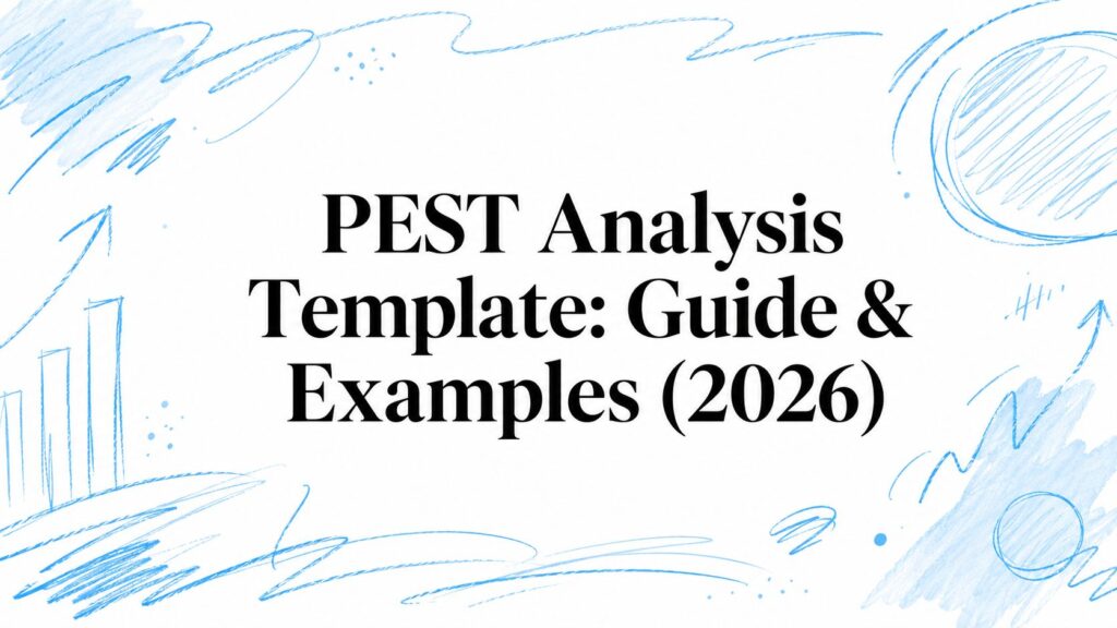 PEST Analysis template with strategic business insights for 2026.