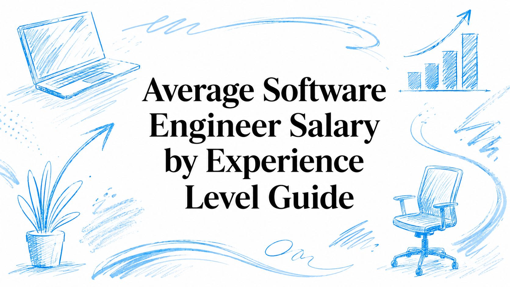 Guide to software engineer salaries by experience level with growth chart.