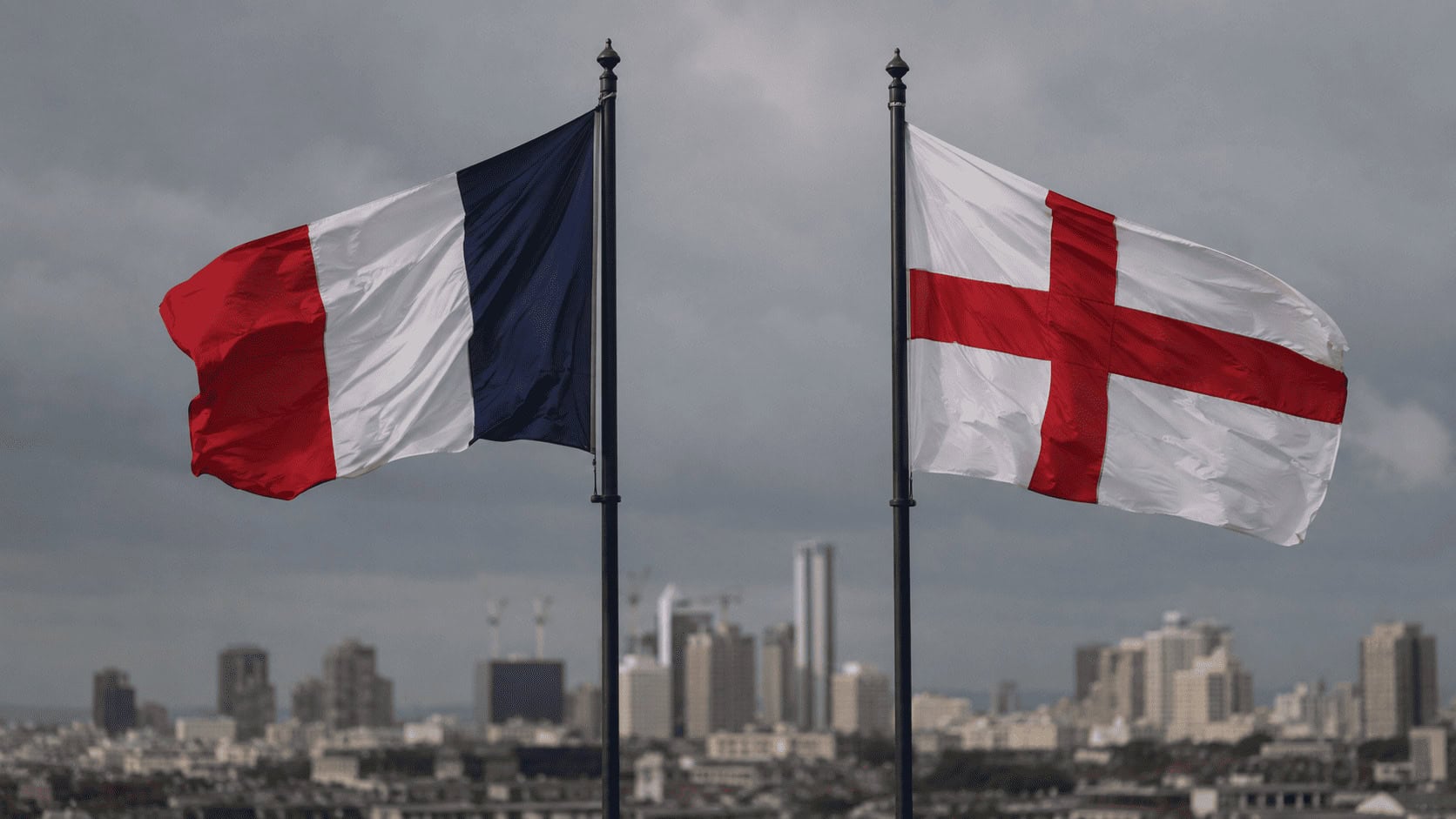 France vs England economy: bar chart comparing 2025 nominal GDP, UK $3.96T against France $3.36T, England alone $3.40T