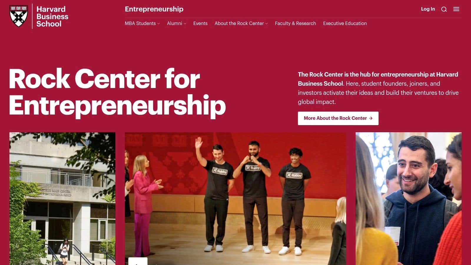 Harvard Business School Rock Center for Entrepreneurship and Innovation.