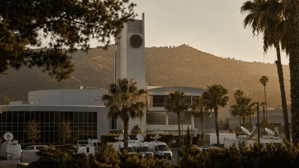 The ABC broadcast center in Burbank, California, headquarters of the network at the center of Disney's lawsuit against the FCC.