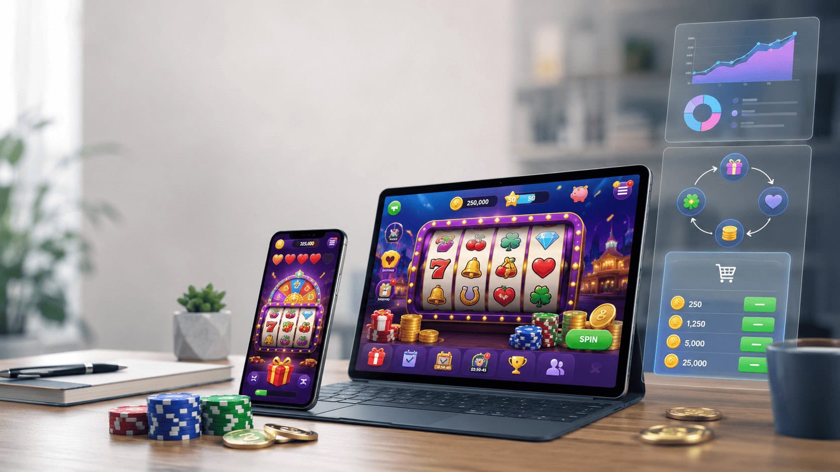 Juegos de casino sociales gratuitos y el modelo de negocio detrás del juego digital casual