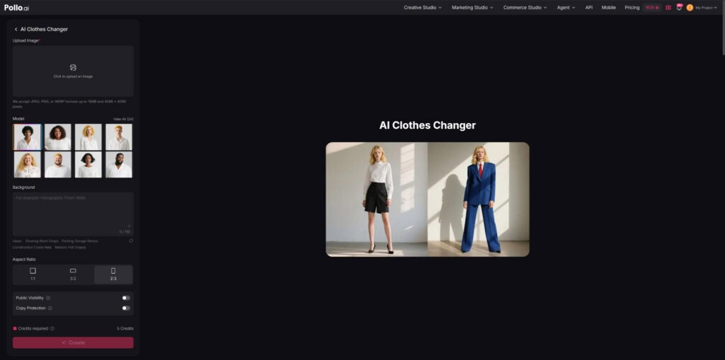 How to Create Clothing Showcase Videos Using Pollo AI Clothes Changer